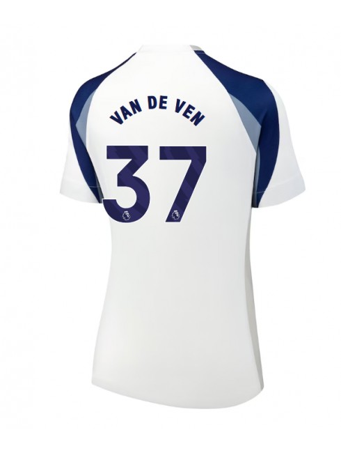 Tottenham Hotspur Micky van de Ven #37 Zenski Domaci Dres 2025-26 Kratak Rukavima Tottenham Hotspur Micky van de Ven #37 Zenski Domaci Dres 2025-26 Kratak Rukavima